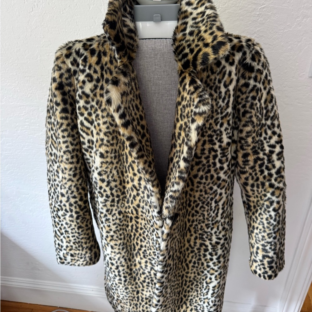 Express Animal Print Trench Coat